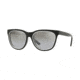 DKNY DY4159 Sunglasses 36886V-54 - Shiny Black Frame, Gray Gradient Flash Lenses