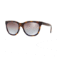 DKNY DY4159 Sunglasses 377494-54 - Shiny Dark Tortoise Frame, Brown Violet Gradient Flash Lenses