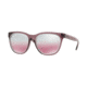 DKNY DY4159 Sunglasses 37857E-54 - Shiny Transparent Mauve Frame, Pink Gradient Flash Lenses