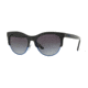 DKNY DY4160 Sunglasses 36888G-56 - Shiny Black Frame, Gray Gradient Lenses