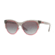 DKNY DY4160 Sunglasses 369111-56 - Transparent Light Gray Frame, Gray Gradient Lenses