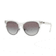 DKNY DY4160 Sunglasses 378711-56 - Shiny Crystal Frame, Gray Gradient Lenses