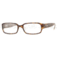 DKNY DY4562 Eyeglasses Styles - Top Havana On Ice Frame w/Non-Rx 51 mm Diameter Lenses, 3020-5117