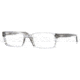 DKNY DY4609 Bifocal Prescription Eyeglasses 3449-5217 - Striped Gray 