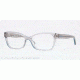 DKNY DY4639 Single Vision Prescription Eyeglasses 3457-51 - Transparent Gray Frame, Demo Lens Lenses