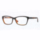 DKNY DY4649 Single Vision Prescription Eyeglasses 3639-53 - Top Black On Havana Tr Frame