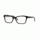 DKNY DY4650 Eyeglass Frames 3131-53 - Top Black On Transparent Frame