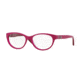 DKNY DY4655M Eyeglass Frames 3635-51 - Top Fuxia On Fuxia Transp Frame