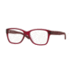 DKNY DY4660 Single Vision Prescription Eyeglasses 3647-53 - Red On Transparent Red Frame