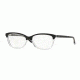 DKNY DY4662 Bifocal Prescription Eyeglasses 3670-54 - Top Black On Transparent Frame