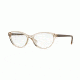 DKNY DY4671 Eyeglass Frames 3697-50 - Beige Crystal/satin Tobacco Frame