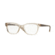 DKNY DY4672 Bifocal Prescription Eyeglasses 3697-51 - Beige Crystal/satin Tobacco Frame