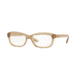 DKNY DY4682 Bifocal Prescription Eyeglasses 3735-51 - Light Brown Transparent Frame