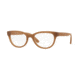 DKNY DY4687 Single Vision Prescription Eyeglasses 3758-51 - Light Brown Frame