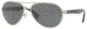 DKNY DY5069 Sunglasses 101087-5815 - Brushed Silver Frame, Gray Lenses