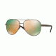 DKNY DY5084 Sunglasses 1235R5-61 - Satin Tobbaco/dark Tortoise Frame, Rose Gold Mirror Lenses