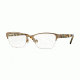DKNY DY5653 Single Vision Prescription Eyeglasses 1227-51 - Satin Light Gold/vintage Tort Frame