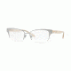 DKNY DY5657 Eyeglass Frames 1247-54 - Shiny Silver Frame, Demo Lenses Lenses