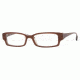 DKNY Eyeglasses DY4554 with No-Line Progressive Rx Prescription Lenses 3270-5116 - Light Brown/White/Light Green 