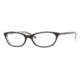 DKNY Eyeglasses DY4558 with No-Line Progressive Rx Prescription Lenses 3131-5116 - Black Top On Trasparen 