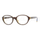 DKNY DY4568 SV Prescription Eyeglasses, Top Brown On Honey Frame / 46 mm Prescription Lenses, 3021 4618