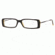 DKNY Eyeglass Frames DY4569 3232-5115 - Top Black On Amber 