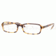 DKNY DY4580 SV Prescription Eyeglasses, Top Havana On Crystal Frame / 51 mm Prescription Lenses, 3271 5117