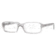 DKNY Eyeglasses DY4604 with No-Line Progressive Rx Prescription Lenses 3457-5117 - Transparent Gray