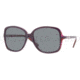 DKNY DY4058 Single Vision Prescription Sunglasses DY4058-342587-5616 - Lens Diameter: 56 mm, Frame Color: Violet / Striped Red