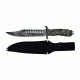 Survivor Camo Half Serrated Hunting Knife HK 1037S