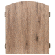 DMI Dublin Bristle Dartboard Cabinet Set, Wood grain/Tan, D4600RTW
