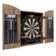 DMI Dublin Bristle Dartboard Cabinet Set, Wood grain/Tan, D4600RTW