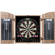 DMI Dublin Bristle Dartboard Cabinet Set, Wood grain/Tan, D4600RTW