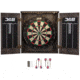 DMI Paris Lighted Dartboard Cabinet Set, Rustic Grey, D4400W