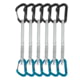 DMM Aether Quickdraw, 6 Pack, 18cm, Turquoise/Matt Grey, A498-18P6