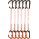 DMM Phantom Quickdraw, 6 Pack, Matt Grey/Orange, 25 cm, A318-25ORAP6