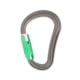 DMM Shadow HMS Locksafe, Titanium/Green, A687