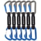 DMM Shadow/Spectre Hybrid Quickdraw - 6 Pack, Titanium/Blue, 12cm, A301-358BL-12P6