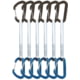 DMM Spectre Quickdraw, 6 Pack, Matt Grey/Blue, 18 cm, A358-18BLAP6
