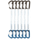 DMM Spectre Quickdraw, 6 Pack, Matt Grey/Blue, 25 cm, A358-25BLAP6