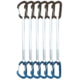 DMM Spectre Quickdraw, 6 Pack, Matt Grey/Blue, 25 cm, A358-25BLAP6