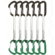 DMM Spectre Quickdraw, Pack of 7, Silver/Green, 18cm, A358-18GRP6