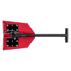 DMOS Delta Steel Shovel, Red, 32707