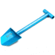 DMOS Mini Nomad Shovel, Blue, 32705