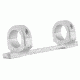 DNZ Products Game Reaper Scope Mount - Browning X Bolt Short Action, Low Ring, 1 in Tube, Silver, 80500s
