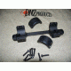 DNZ Products Game Reaper Scope Mount - Remington 700 Short Action, Low Ring, 0 MOA, Hand, 1 in Tube, Black Matte, 14700T