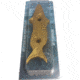 DNZ Products Fin Cleat - Docking &amp; Anchoring Equipment - Yellow Fin Tuna, Gold, FC03G