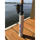DNZ Products Lock-N-Fish Mobile Rod Holder, White, MRH10