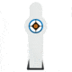 Do All Outdoors .22 White Silhoutte Popper Target SSPP