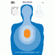 Do All Outdoors Accu Blue Layered Silhouette Paper Target 12X18 PT15